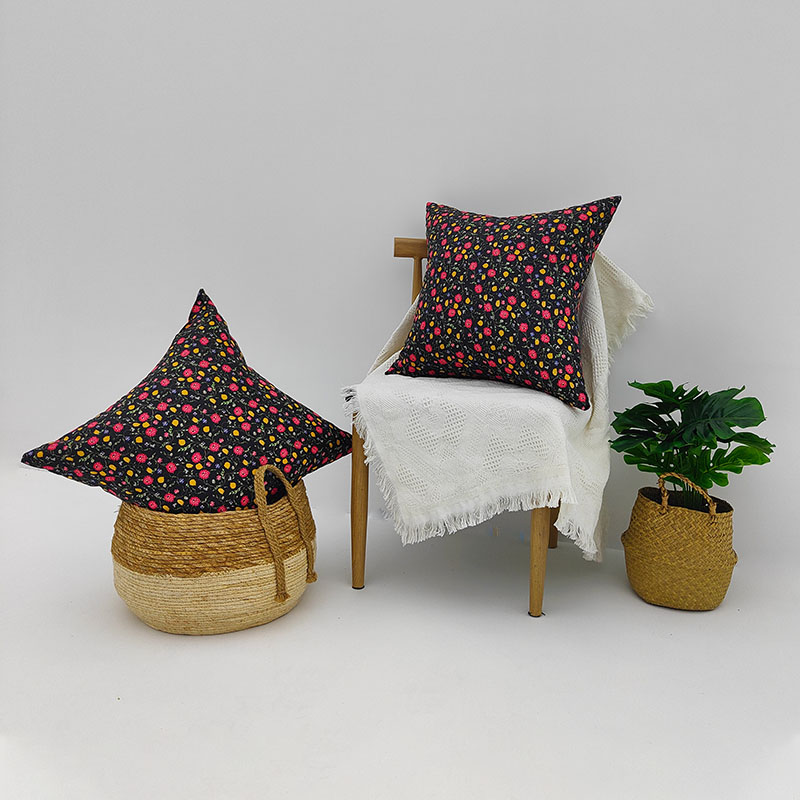 Waterproof Throw Pillow Set 2-Pack Waterproof Floral 19x19 Outdoor Pillows Set for Patio and Garden