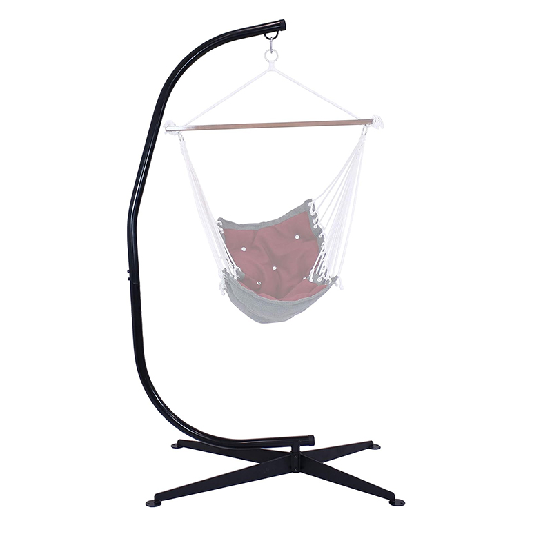 Adjustable Portable Stand Rustproof Adjustable Hammock Chair Stand with FSC Certified Wood
