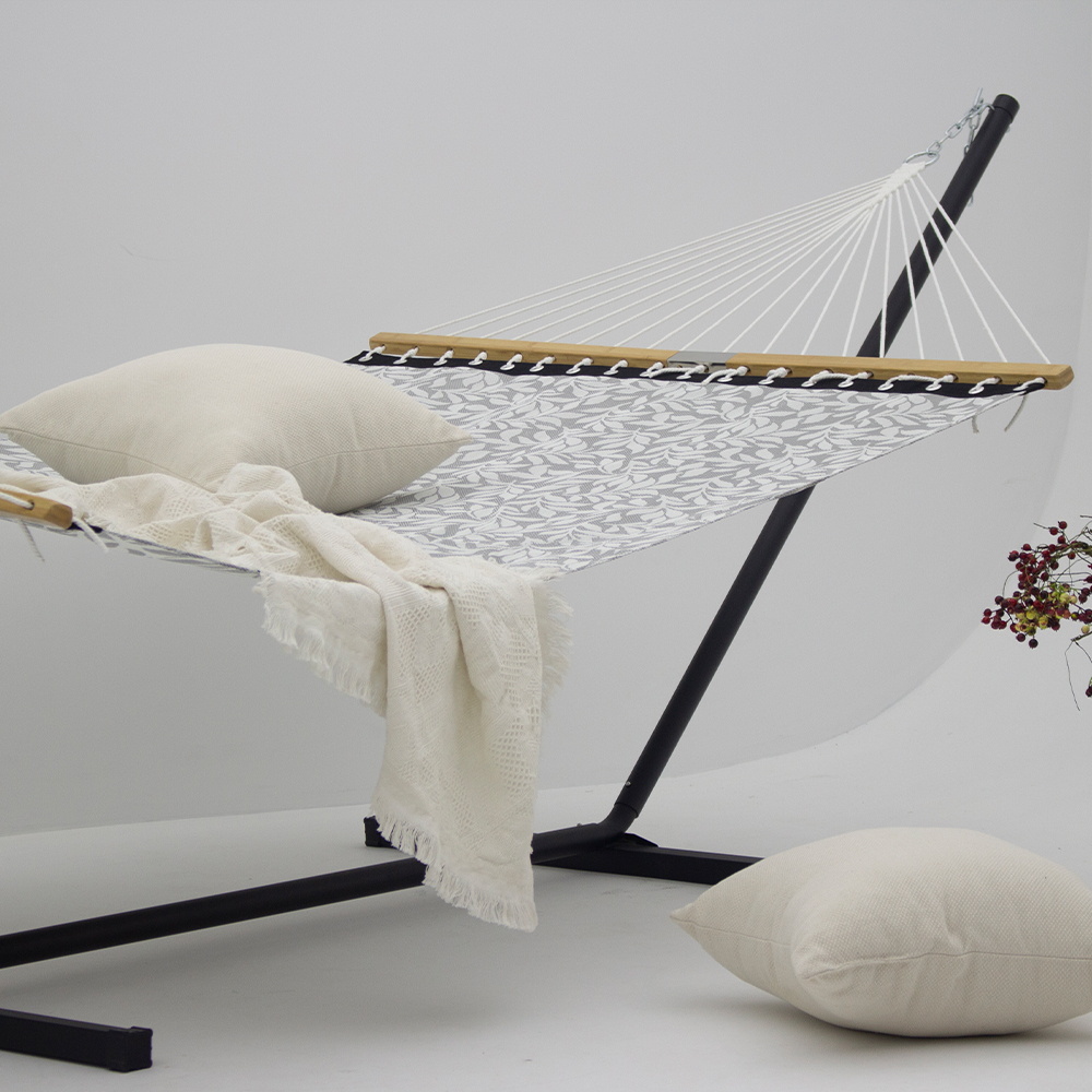 Waterproof Double Hammock Waterproof Double Hammock with Heavy-Duty Stand for Outdoor Commercial and Residential Use