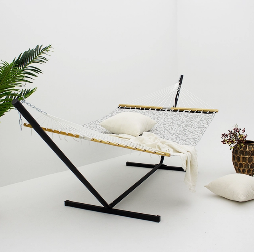 Outdoor Heavy Duty 2 Person Hammock with Stand