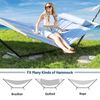 Hammocks Outdoor 12 Feet Hammock Stand Heavy Duty Coated Steel Tube Frame for Indoor Porch Patio Garden Backyard Hammocks 440 Pounds Weight Capacity