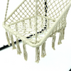 Square Hammock Chair Swing Chair Hanging Chair Cotton Rope Hanging Chairs for Indoor Balcony And Outdoor Use,Perfect for Bedroom, Porch, Kids, Adults