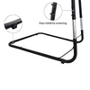 Adjustable Hammock Chair Stand Heavy-Duty 330 Pound Weight Capacity Easy Assembly Portable Black Hammock Chair Stand for Garden Patio