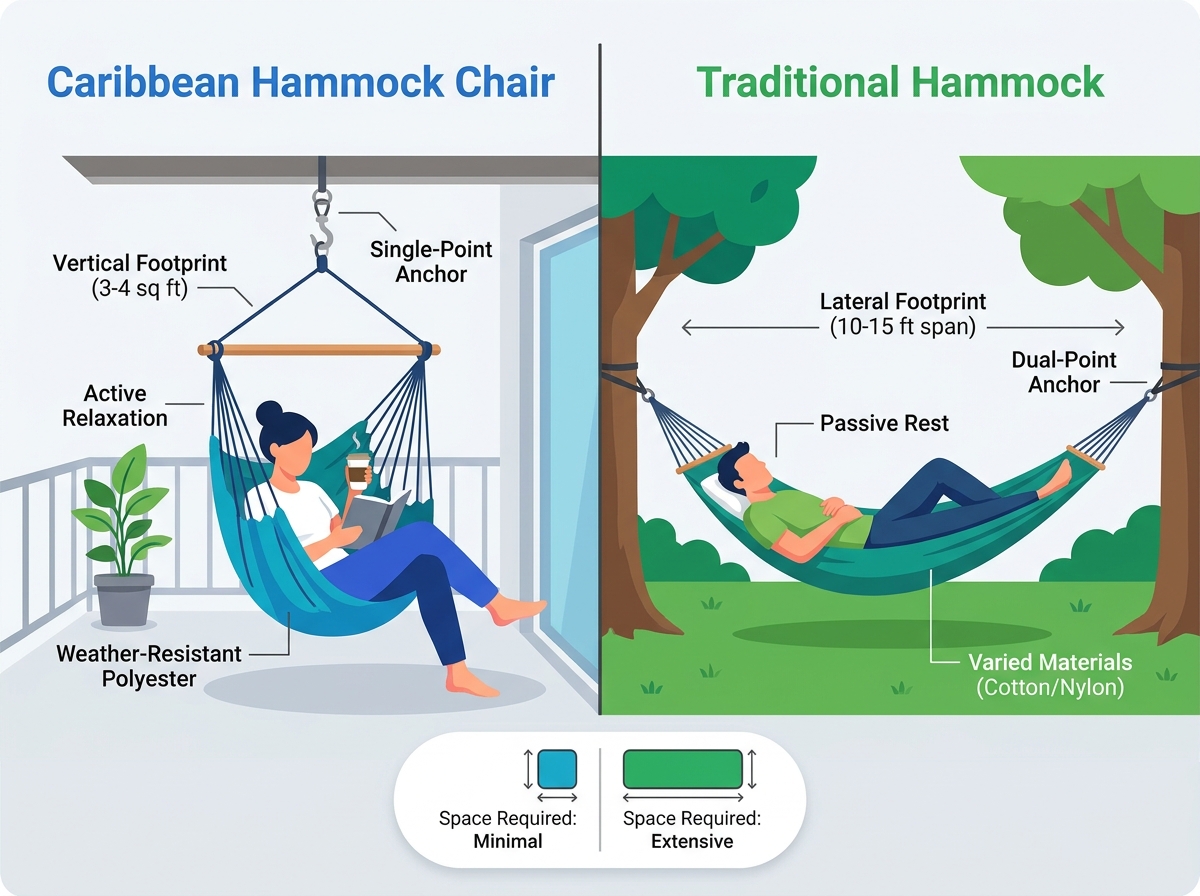 Caribbean hammock chair